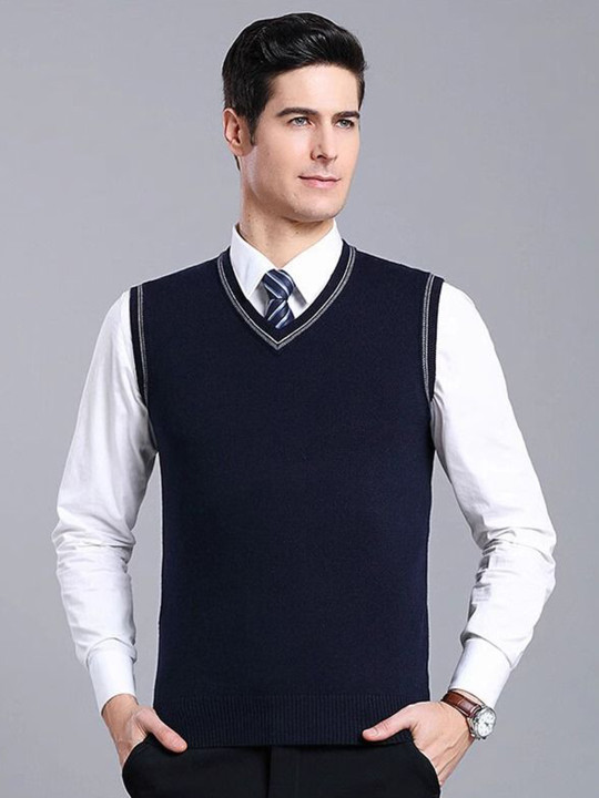 StyleCast Men V-Neck Sweater Vest