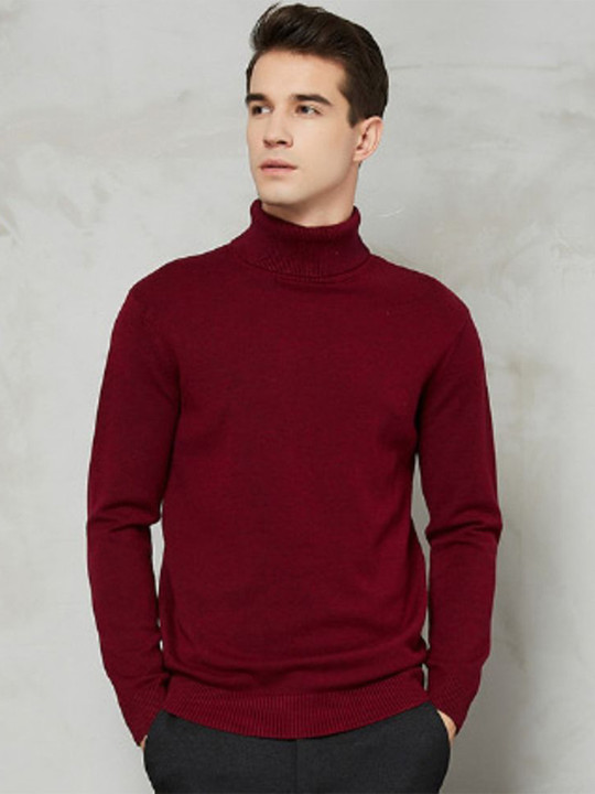 StyleCast Men Turtle Neck Long Sleeves Pullover