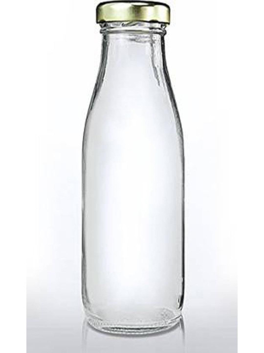 1ST TIME Transparent Glass Freezer Safe Water Bottle