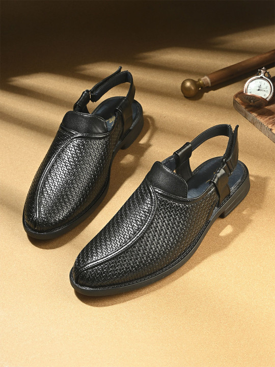 House of Pataudi Men Ultra-Lightweight & Flexible Shoe-Style Sandals