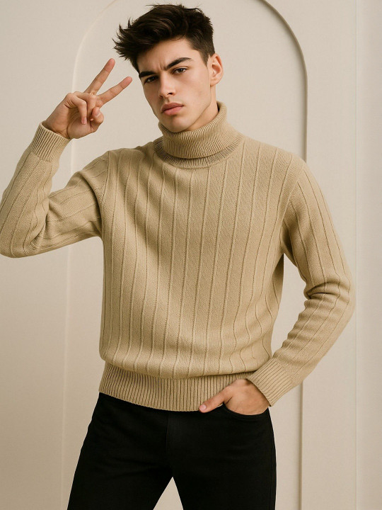 Roadster The Lifestyle Co. Men Self Design Pullover