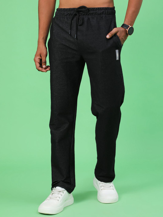 V-Mart Men Mid-Rise Cotton Track Pants