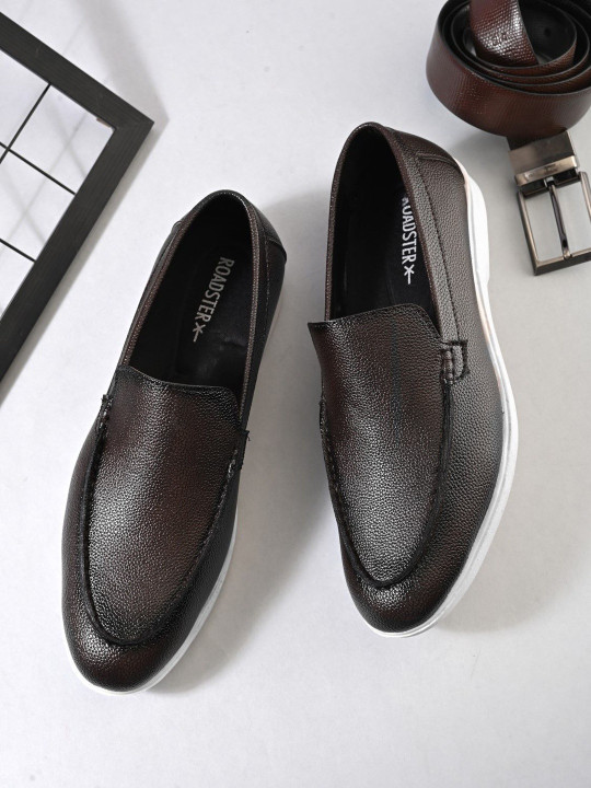 Roadster Men PU Slip-On Loafers
