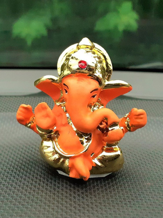Afterstitch Orange Religious Idol Showpiece