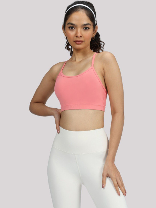 Blissclub Women Lightly Padded Full Coverage Sports Bra