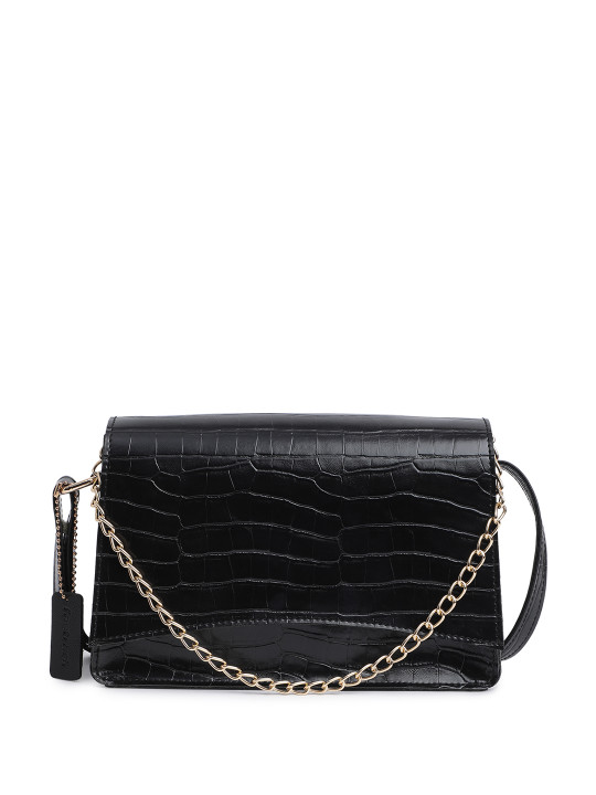 Fastrack Croc Textured Sling Bag