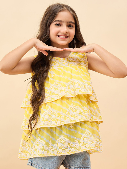 StyloBug Girls Round Neck Top