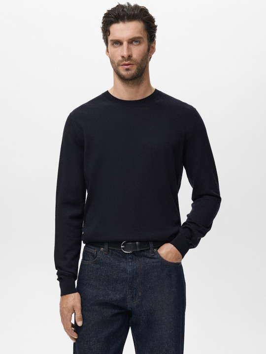 MANGO MAN Pure Wool Pullover