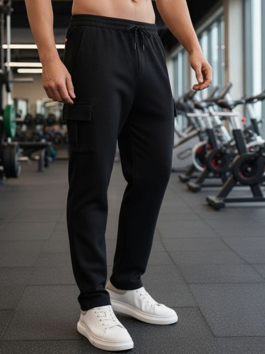 INDICLUB Men Mid-Rise Track Pants