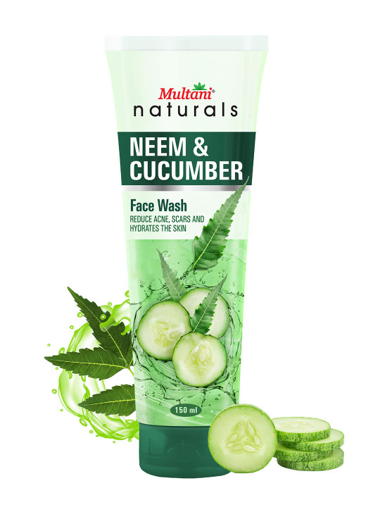 Multani Naturals Neem & Cucumber Face Wash - 150 ml
