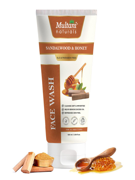 Multani Sandalwood & Honey Face Wash - 100 ml