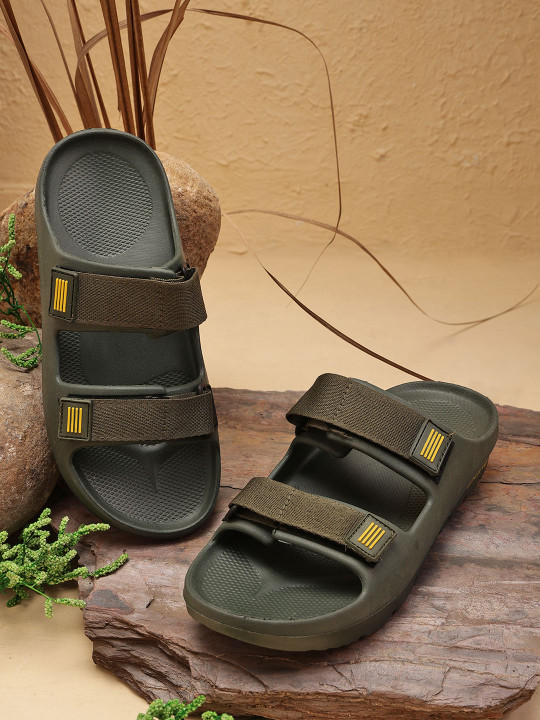 WELCOME Men Lightweight & Comfortable Arch Support Durable Anti-Skid Sliders