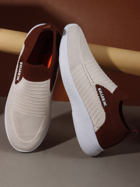 Killer Men Colourblocked Slip-On Sneakers