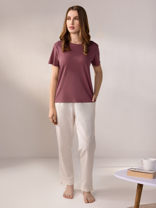 Van Heusen Women Relax Fit Lounge T-Shirt