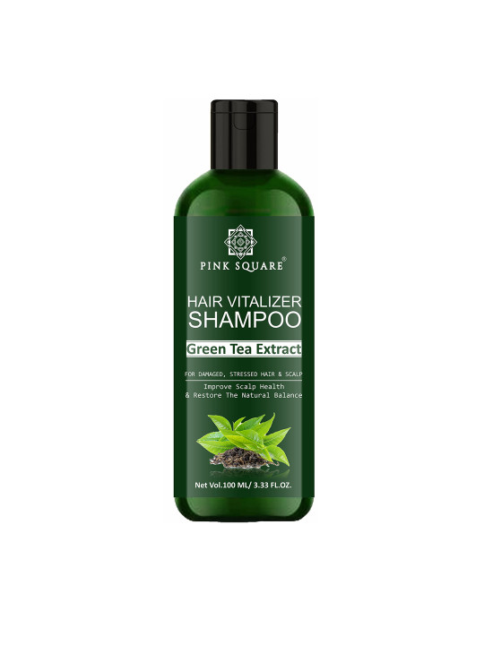 Pink Square Hair Vitalizer With Green Tea Extract - 100 ml