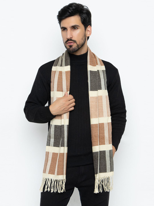 Amoldo Men Striped Woolen Muffler