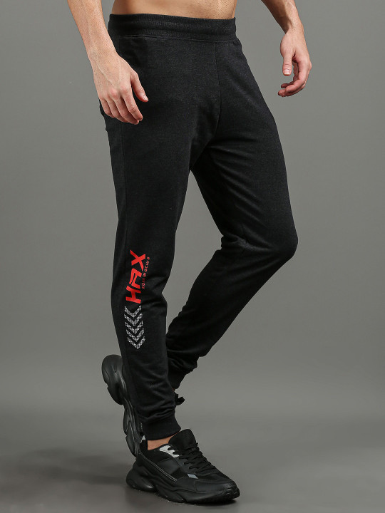 HRX by Hrithik Roshan Men Brand Logo Printed Mid Rise Jogger