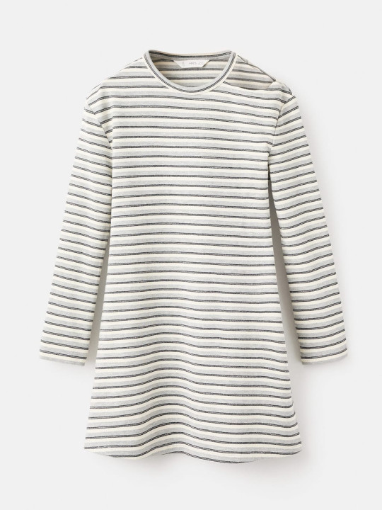 Mango Kids Girls Striped Jumper Dress