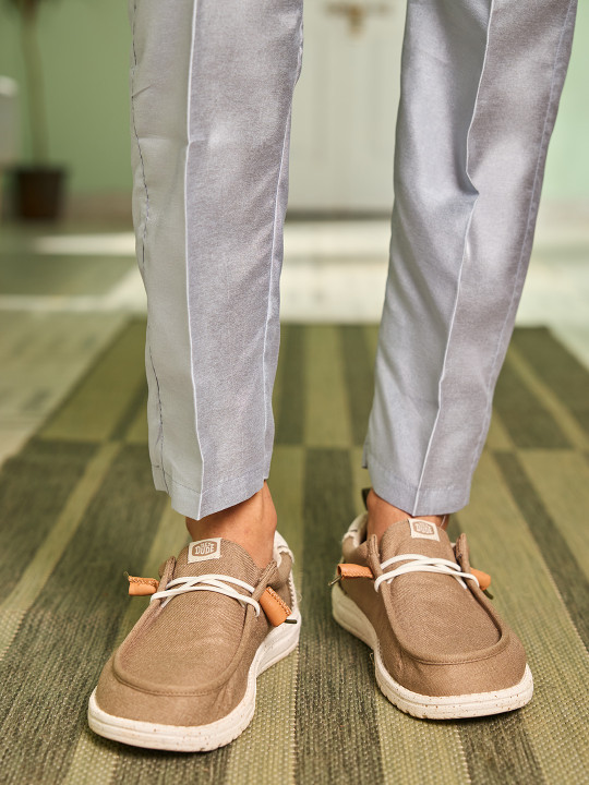 HEYDUDE Men Colourblocked Lightweight Slip-On Sneakers