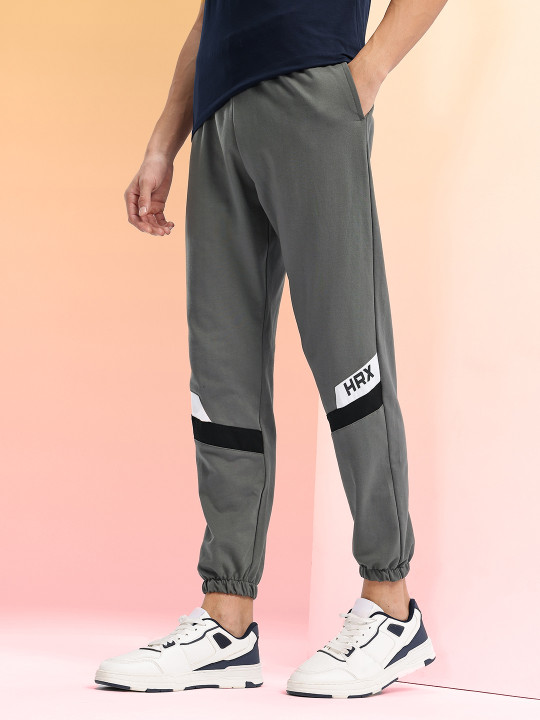 HRX by Hrithik Roshan Men Colorblocked Regular Fit Joggers