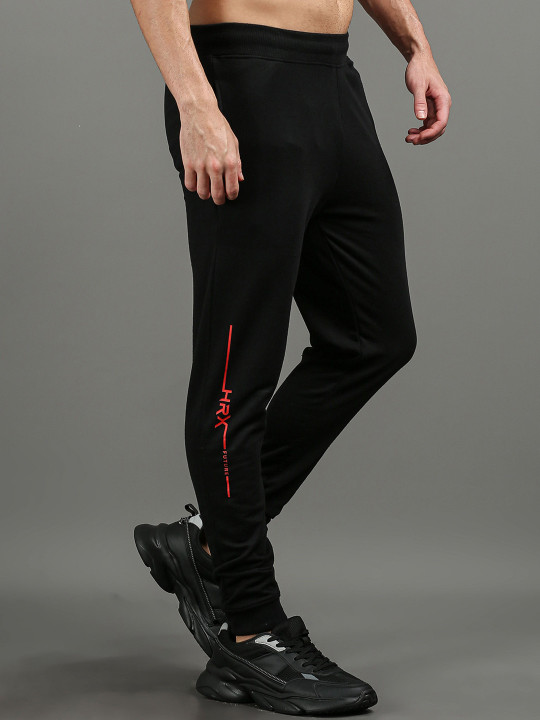 HRX by Hrithik Roshan Men Brand Logo Printed High Rise Jogger