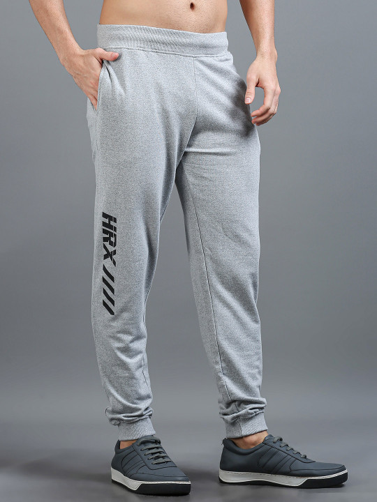 HRX by Hrithik Roshan Men Brand Logo Printed Mid Rise Joggers