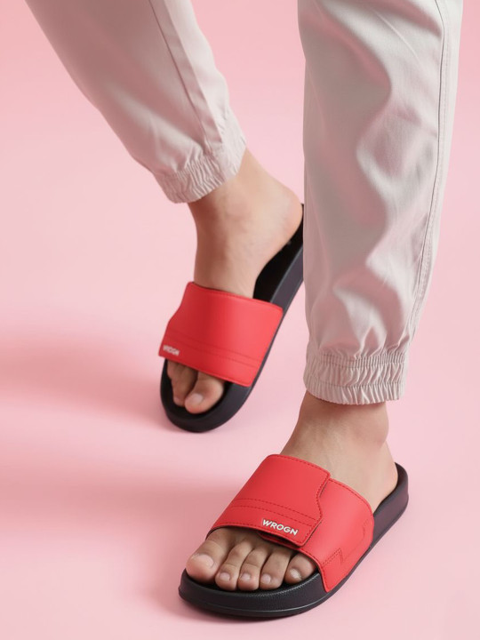 WROGN Men Open Toe Sliders
