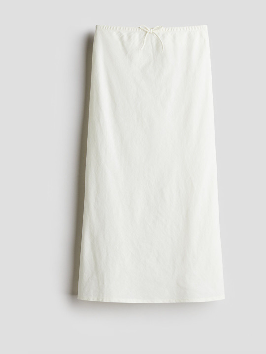 H&M Linen Blend Skirt