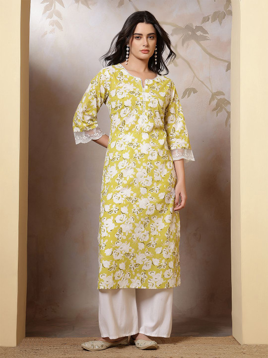 Nayo Women Ethnic Motifs Printed Kurta