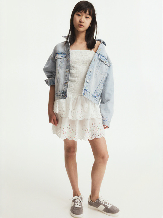H&M Smocked Strappy Dress