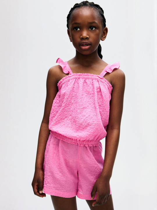 H&M 2-Piece Crinkled Cotton Set
