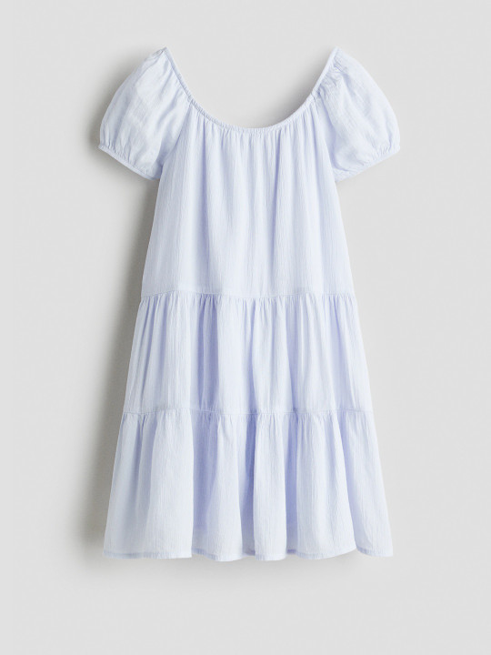 H&M Crinkled Cotton Dress