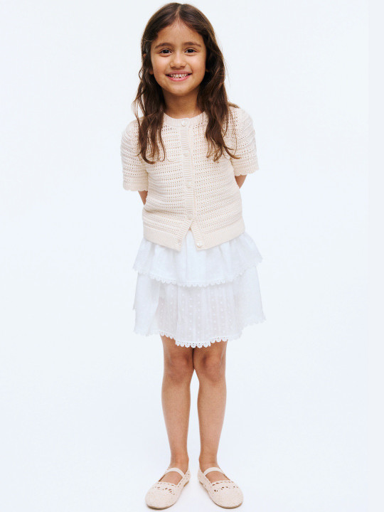 H&M Tiered Cotton Skort