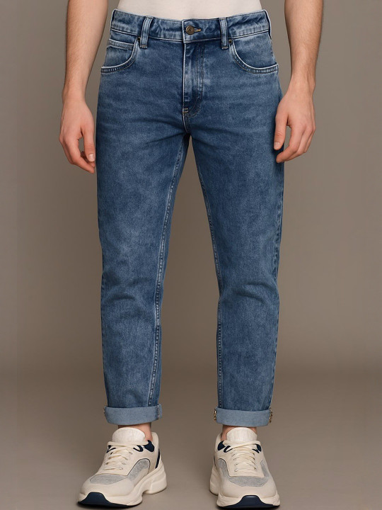 Roadster - Men Skinny Fit High-Rise Light Fade Stretchable Jeans