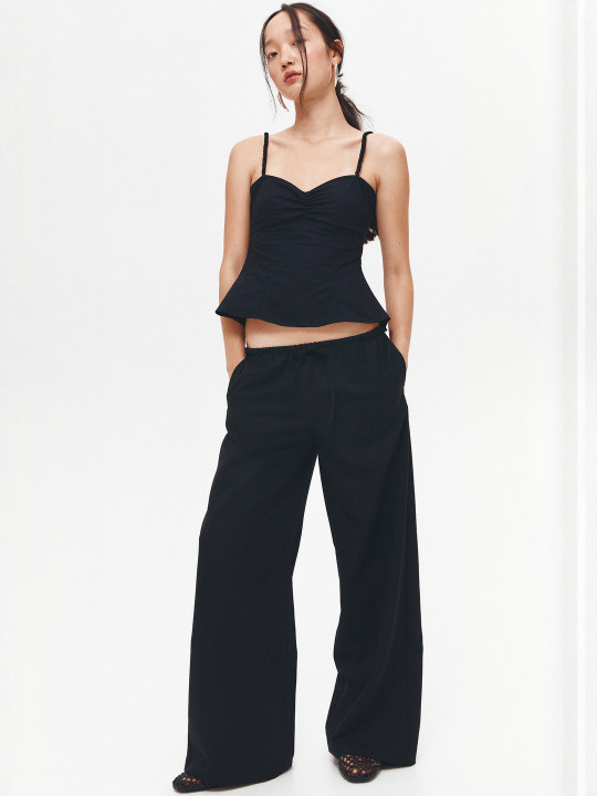 H&M Twill Drawstring Trousers