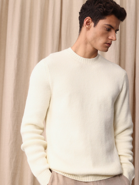 Mr Bowerbird Tailored Fit Ribbed Pullover Sweaters