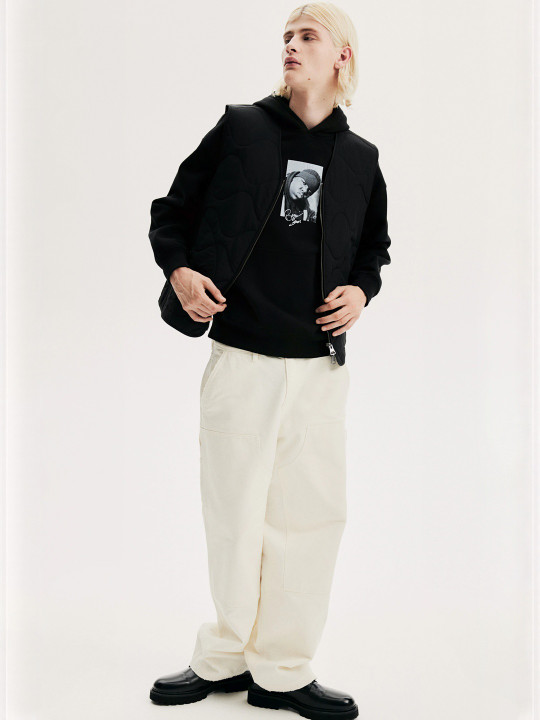 H&M Oversized Fit Printed Hoodie