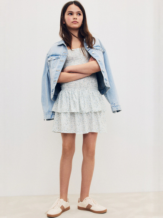 H&M Smocked Strappy Dress