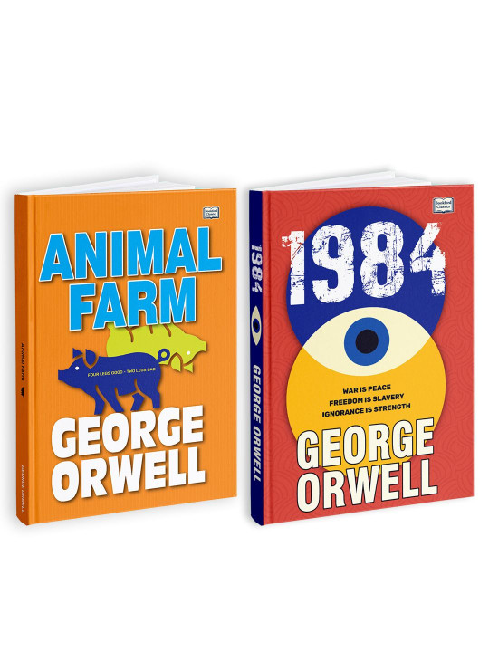 Bookford Set Of 2 1984 & Animal Farm George Orwell Books