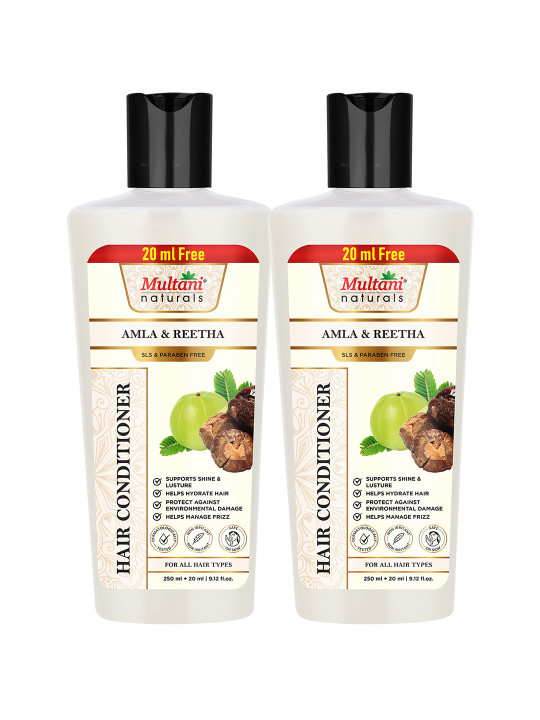 Multani Set Of 2 Amla & Reetha Hair Conditioner- 270 ml Each