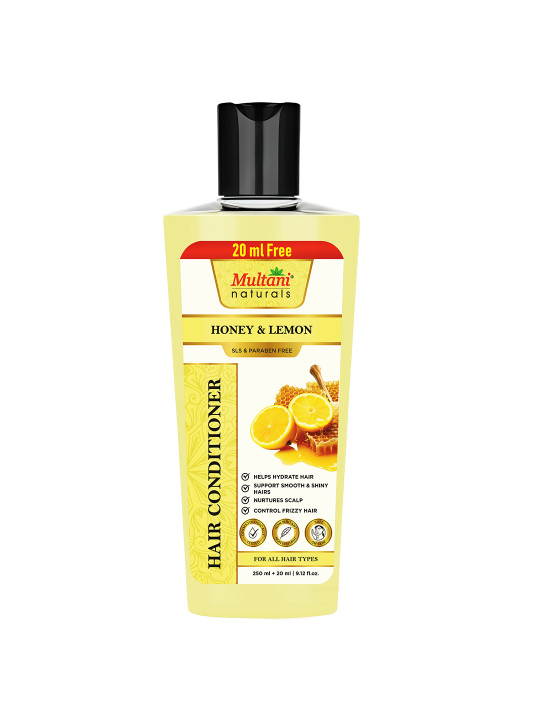 Multani Naturals Honey & Lemon Hair Conditioner For Nourish, Strengthen & Shine - 270 ml