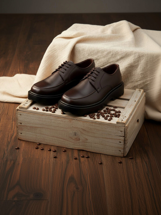 Bxxy Men Round Toe Lace-Ups Derbys Formal Shoes