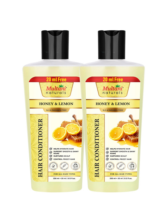 Multani Set Of 2 Honey & Lemon Hair Conditioner- 270 ml Each