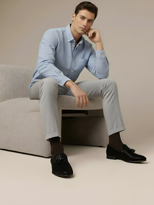 Metro Men Round-Toe Formal Loafers
