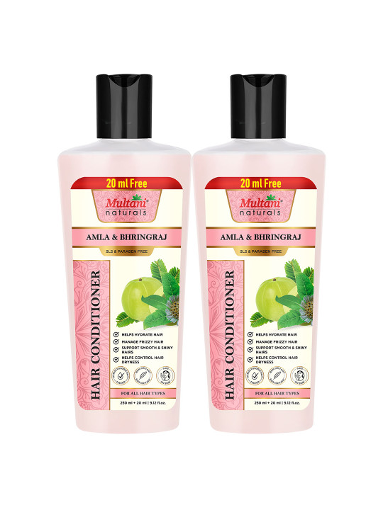 Multani Set Of 2 Amla & Bhringraj Hair Conditioner - 270 ml Each
