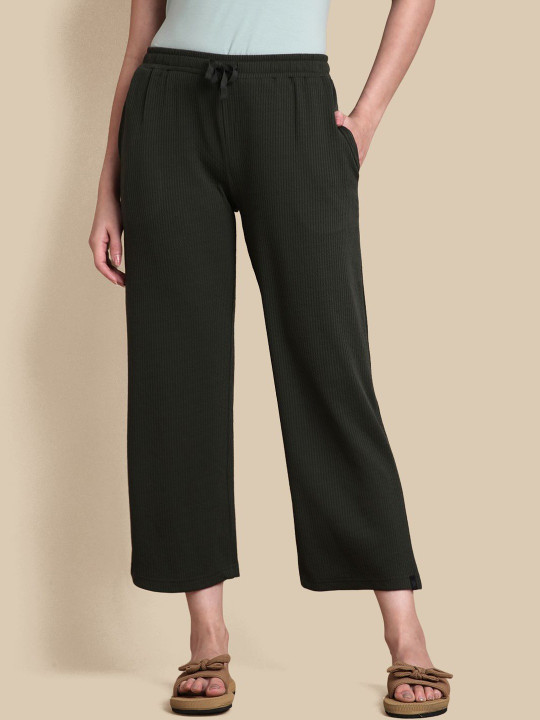 TWIN BIRDS Women Ultra-Soft Textured Lounge Pants with Adjustable Drawstring & Pockets