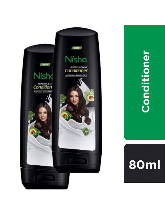 Nisha Set Of 2 Avocado & Brahmi Oils Hair Conditioner - 80 ml Each