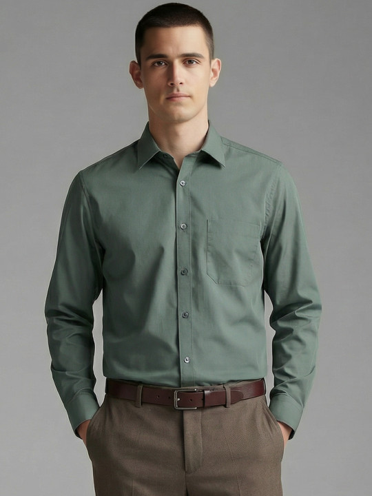 Louis Philippe Classic Pure Cotton Formal Shirt