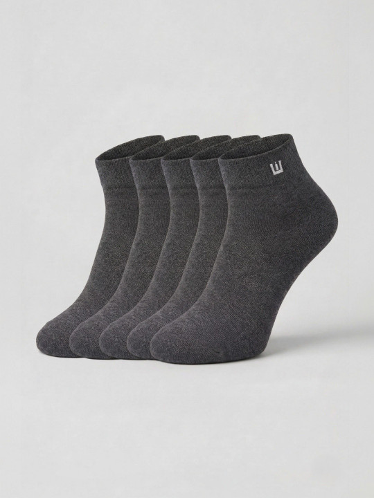 Moda Rapido Men Pack of 5 Cotton Ankle Length Socks