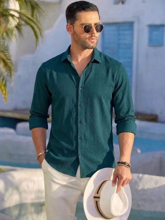 R.Code by The Roadster Life Co. Men Original Casual Shirt